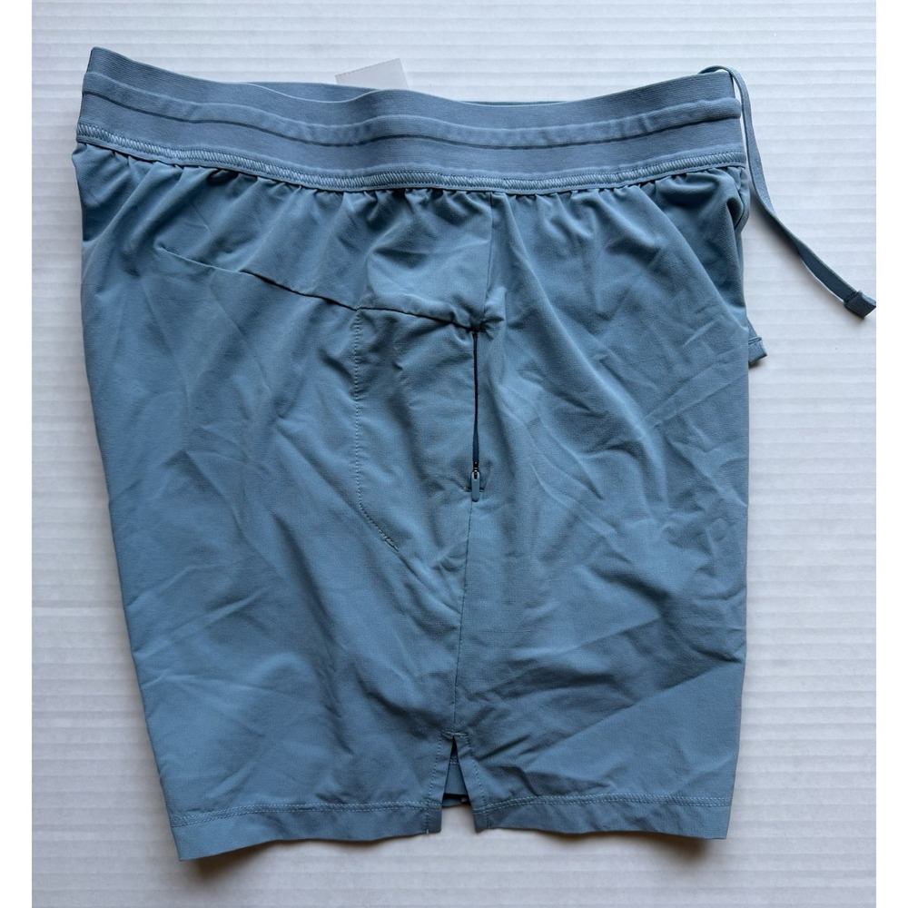 Nike Yoga Dri Fit Lined Shorts Men's Medium Blue - Picture 8 of 11